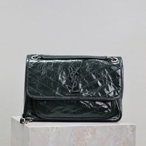 Yves Saint Laurent Black Leather Bag